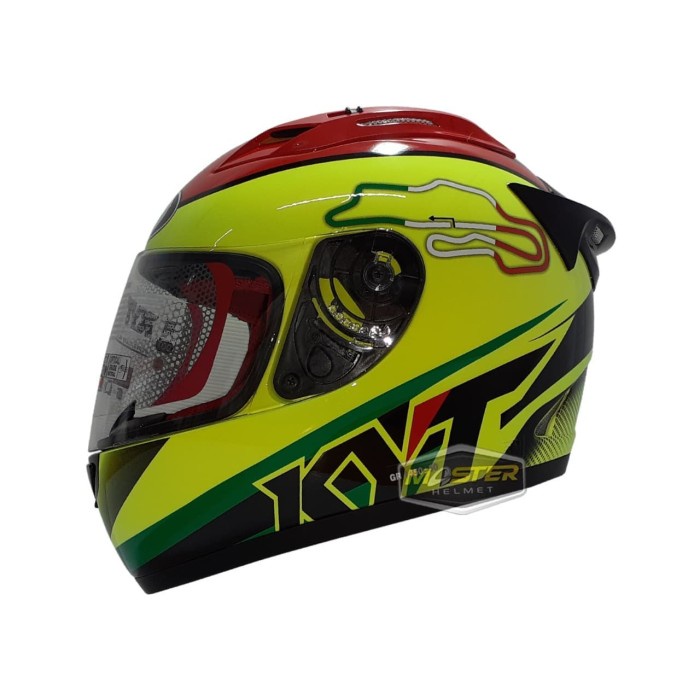 Helm KYT Fullface KYT RC7 Seri 15 Italy Yellow