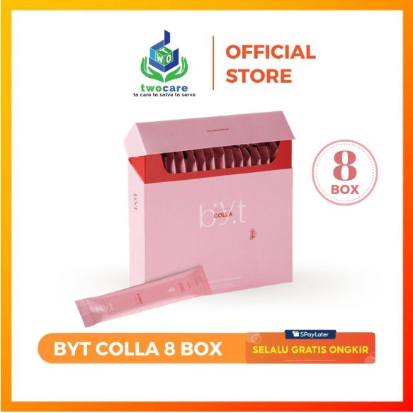 BYT COLLA Collagen Gluthatione BPOM by Pao Pao BYOOTE 8 Box