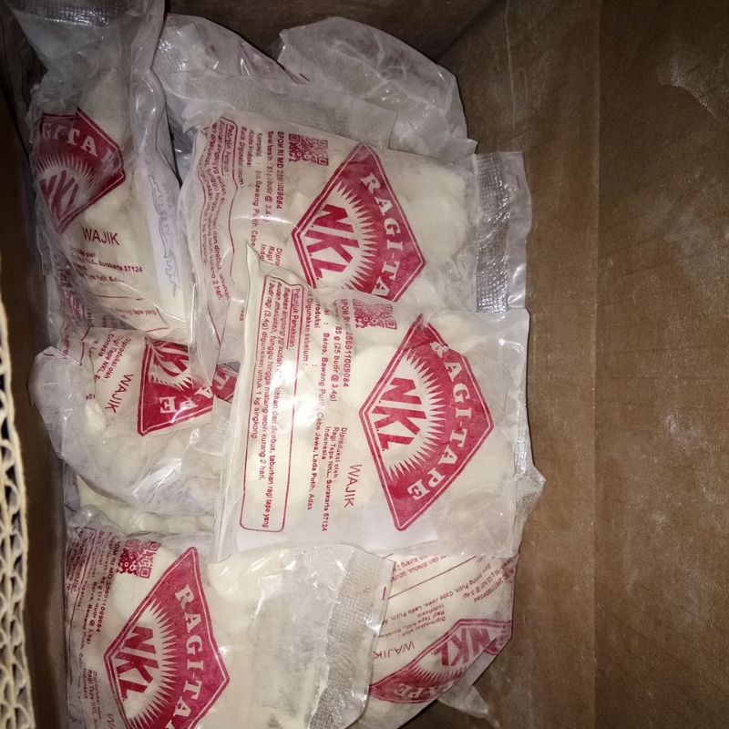 Ragi tape NKL, obral PHP cod