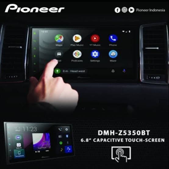 HEAD UNIT PIONEER DOUBLE DIN DMH-Z5350BT