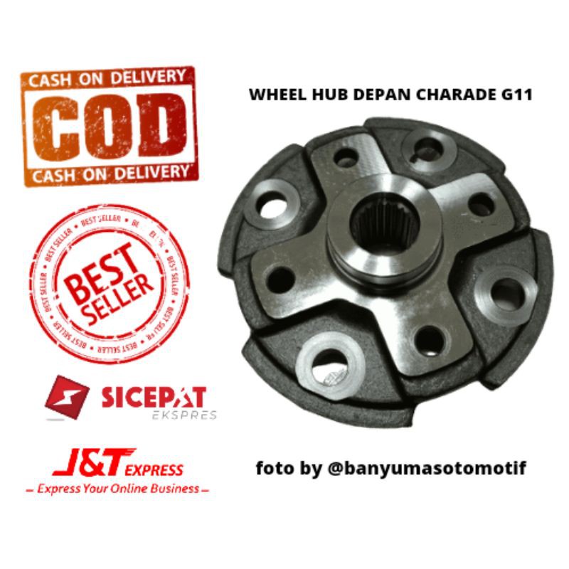 NAP RODA DEPAN CHARADE G11 WHEEL HUB DAIHATSU CHARADE G11 NUB NAP RODA CHARADE