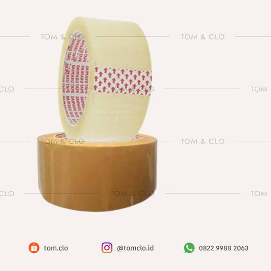 

⅍ LAKBAN DAIMARU BENING 1 SELOP / 6 PCS - Bening ♧