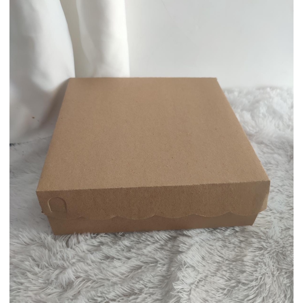 DUS NASI COKLAT CRAFT R10K UK 22X22X22 / DUS NASI TEBAL 350 GSM /KARDUS NASI COKLAT