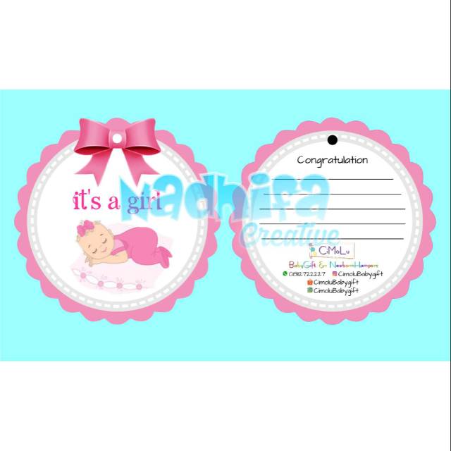 

Hangtag /Label/Baby/Birthdayparty