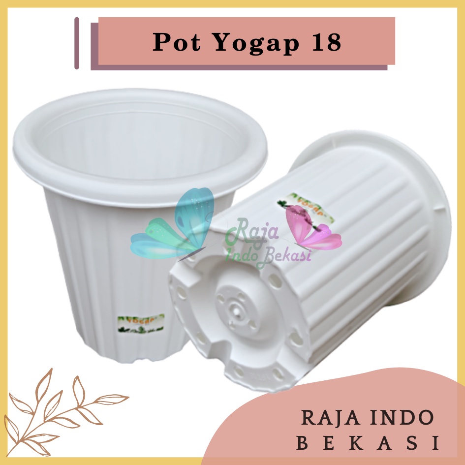 Pot Yogap 18 Putih Pot Yogap Yoga 18 19 25 Putih Tinggi Tebal Murah