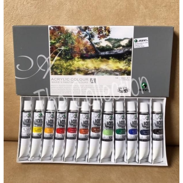 

TERBARU ATK0297MR 12 warna Maries Cat Acrylic Akrilik Colour 12ml 812B acrilik/CAT AKRILIK SET/CAT AKRILIK SET 24 WARNA/CAT AKRILIK PASTEL/CAT AIR/CAT AIR LUKIS SET/CAT AIR GIOTTO/KUAS LUKIS 1 SET/KUAS LUKIS KECIL/KUAS LUKIS LENGKAP/KANVAS LUKIS/KANVAS