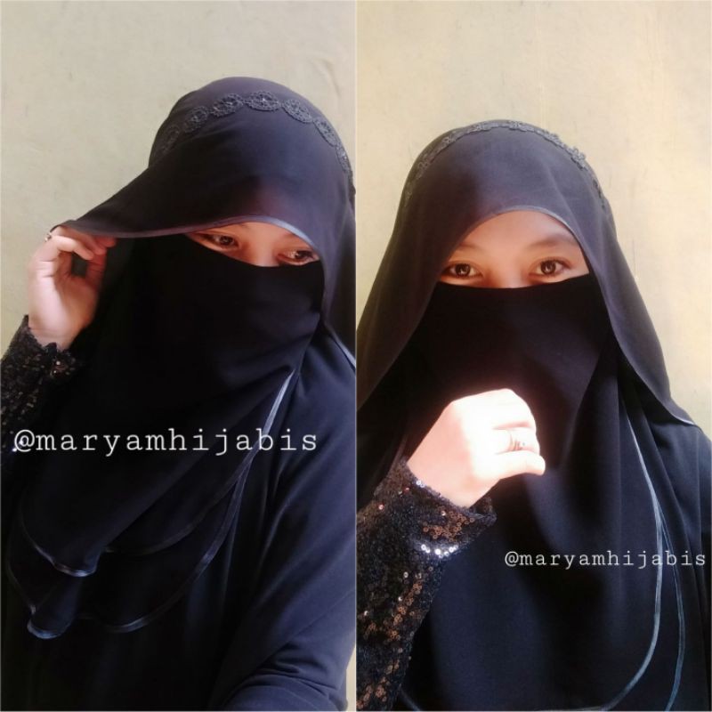 niqab Veil Bisban Renda