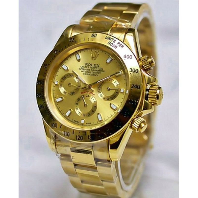 Jam Tangan Rolex Daytona Autometic Super Mewah Dan Elegan - Jam Tangan Rolex Daytona Full Gold