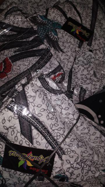 Hem Batik Sogan / Hem Batik Terlaris Kemeja Batik Batik Lengan Pendek Seragam Batik Bordir Batik Cab