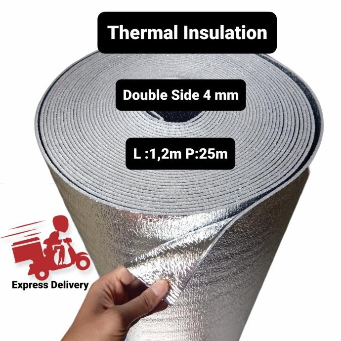 Aluminium Foil Foam Roll Peredam Panas Atap Rumah