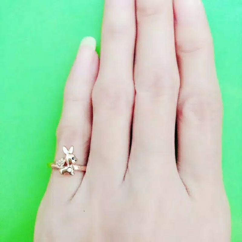 Cincin anak kelinci kadar 375