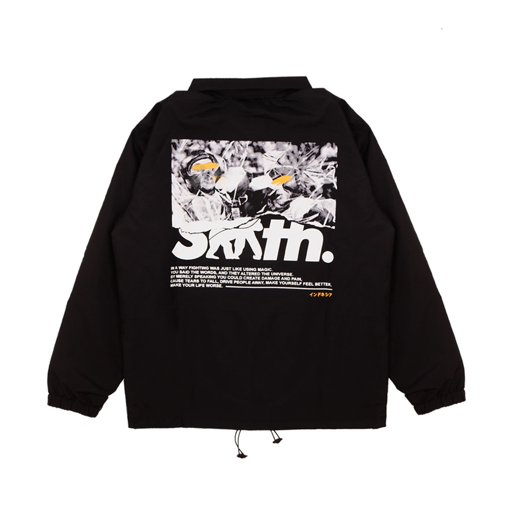 Jaket Smith - House of Smith Coach Jacket - Co Nf Black - Jaket Smith - jaket Smith pria