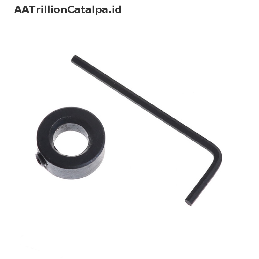 (AATrillionCatalpa) Mata Bor Hex 3 / 8 &quot;+ Stop Collar Untuk Kreg Jig