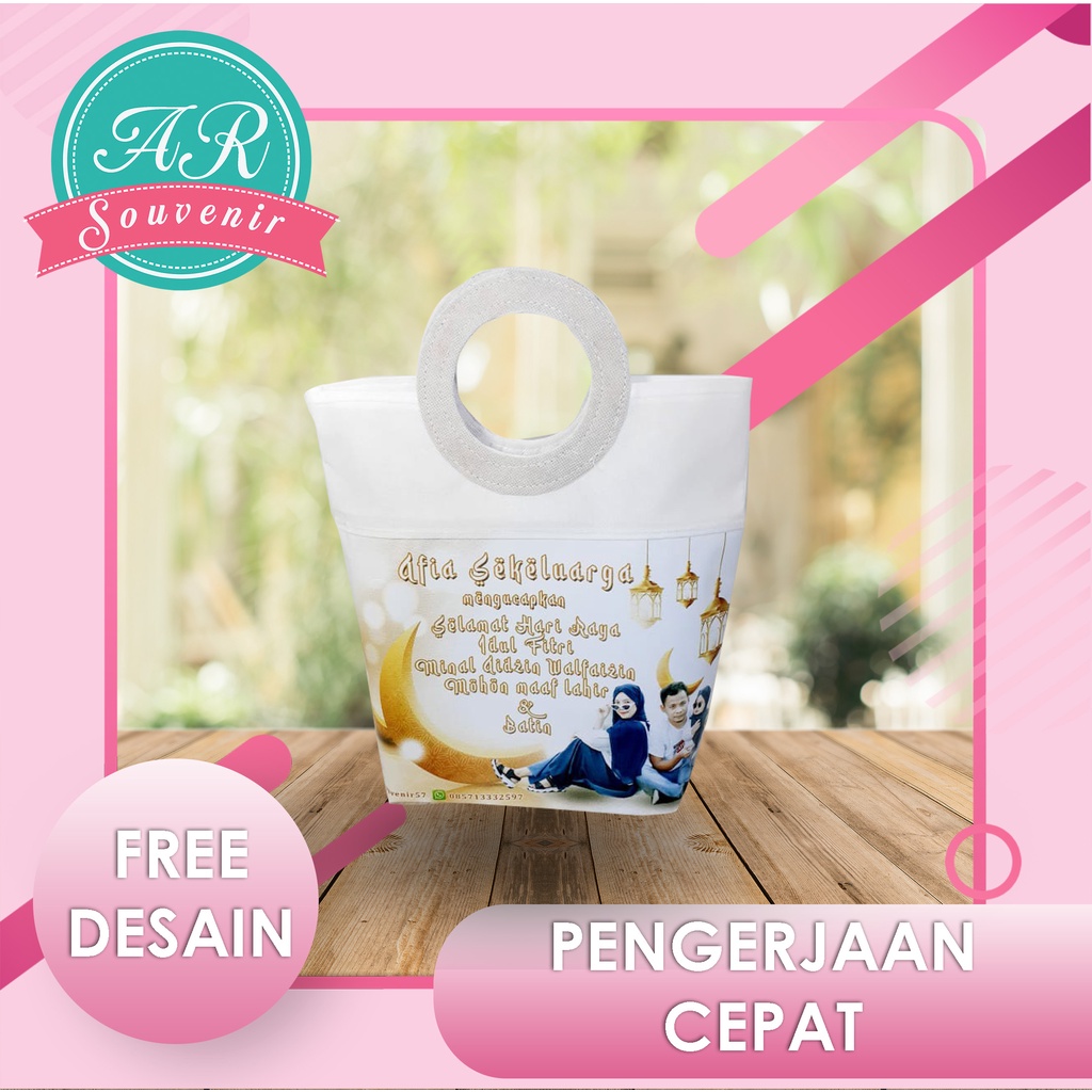 

TAS LEBARAN PEGANGAN BULAT UNTUK PARCEL LEBARAN IDUL FITRI