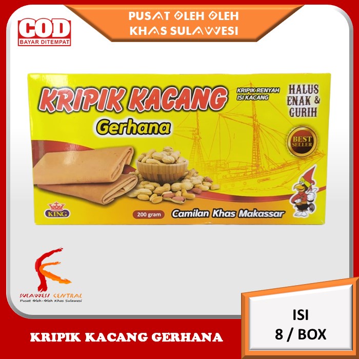 

Kripik Gerhana Rasa Kacang Khas Sulawesi 150 gr
