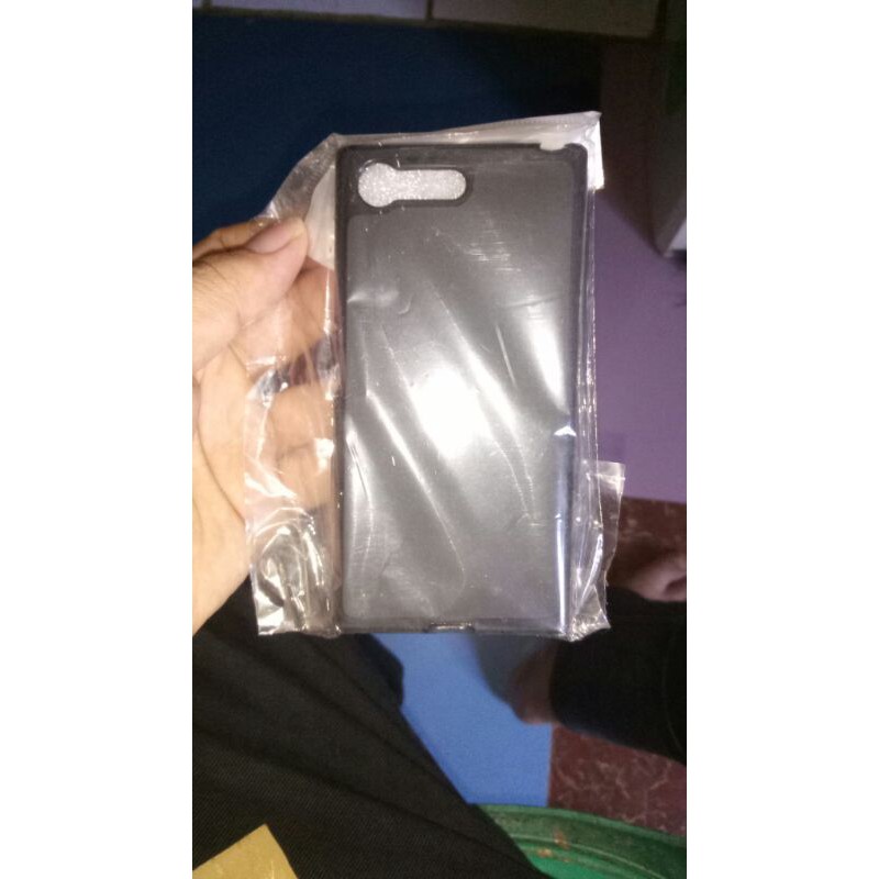 Soni Xperia Case Cover Sony Experia X Compact SO-02J Softcase Hitam Sofkes Soft Kondom SO02J S0-02J