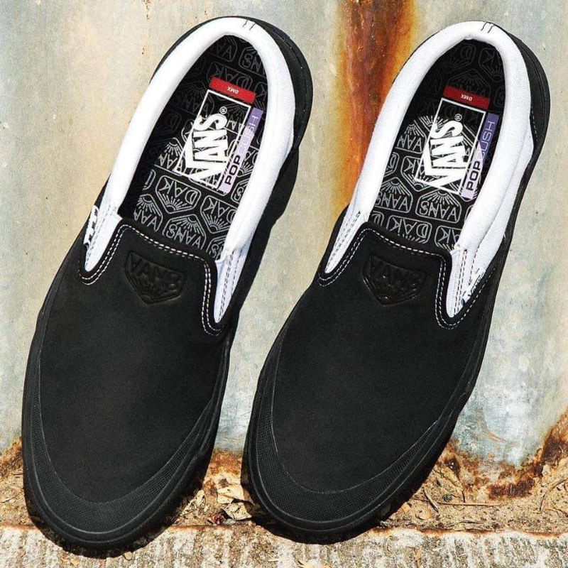 VANS SLIP-ON PRO BMX DAKOTA BLACK WHITE