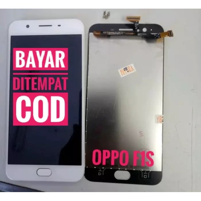 LCD OPPO F1S FULLSET + TOUCHSCREEN WHITE ORIGINAL