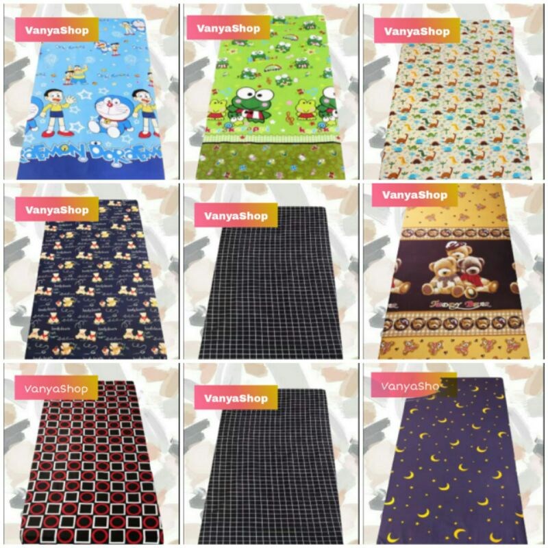 Sprei Sarung Kasur Busa Resleting Ukuran 90x200x5/10