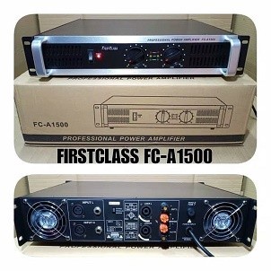 Power Audio Sound System Firstclass FC A1500 PRO Powered Amplifier