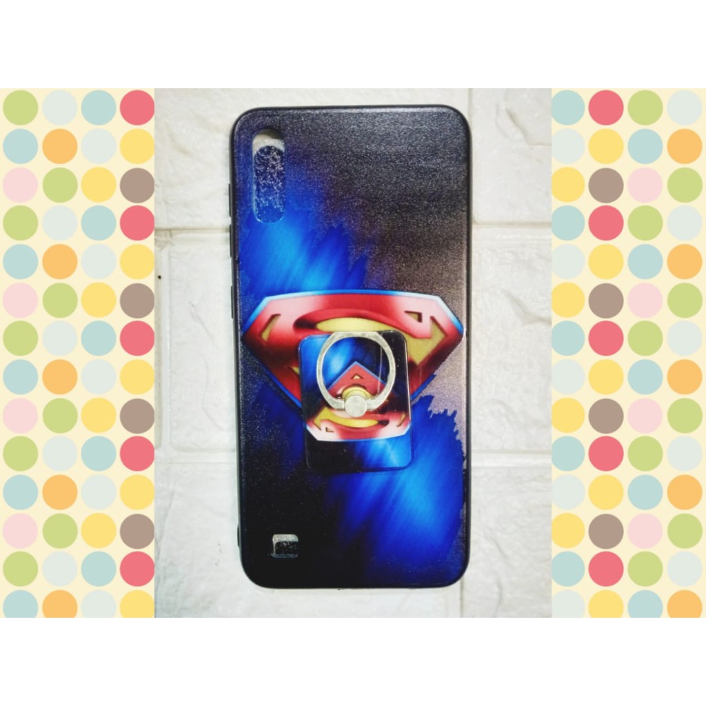 CASE SAMSUNG GALAXY A10 MOTIF LUCU ROBOT SEPIDERMAN IRON MAN