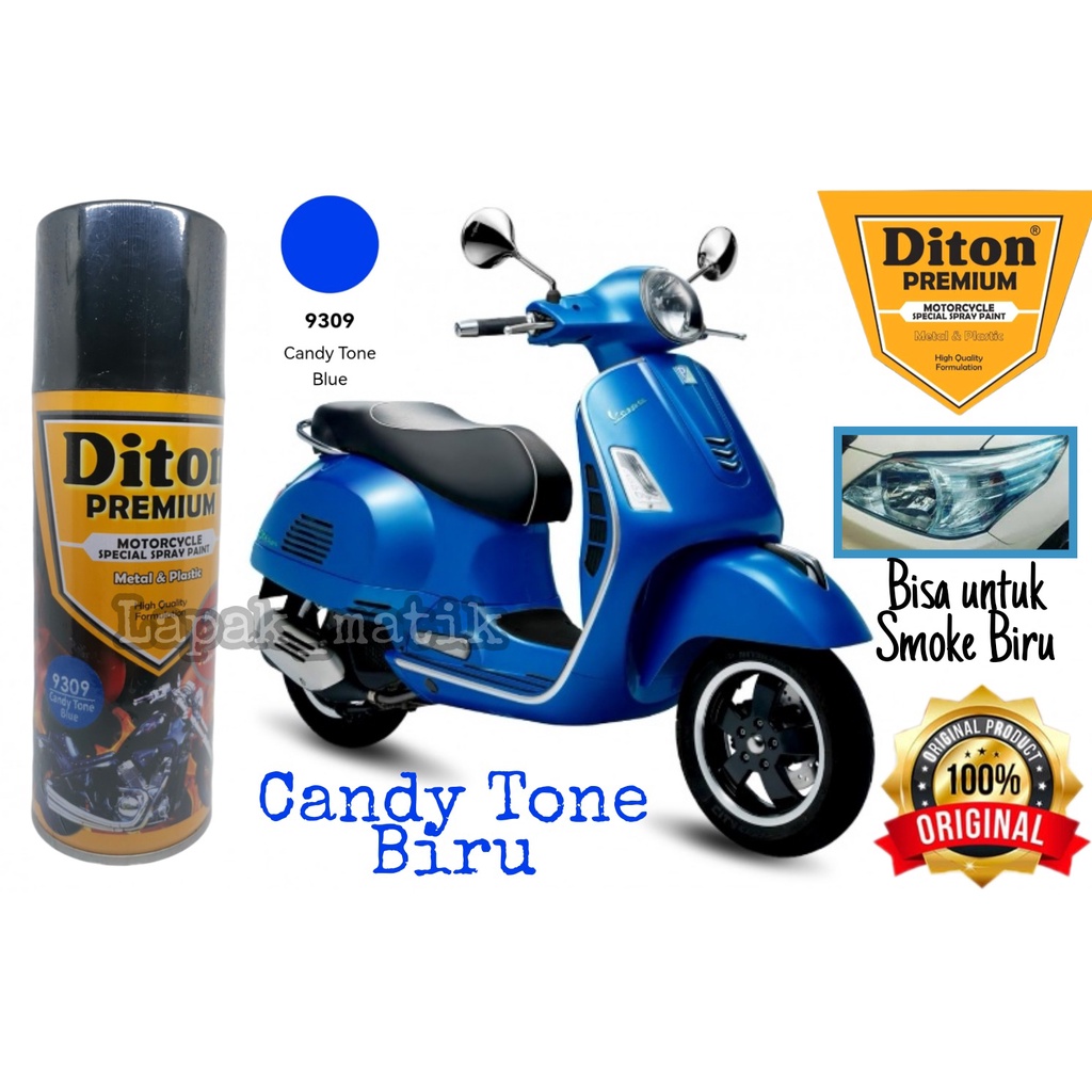 Pilok DITON PREMIUM Candy Tone Blue 9309 Biru Candy 400ML