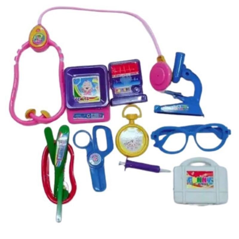 [WJS163 DOK] Mainan Edukasi Anak Set Dokter Dokteran / Peralatan Kedokteran / Main Peran Playset Doctor Set Kemasan Kantong