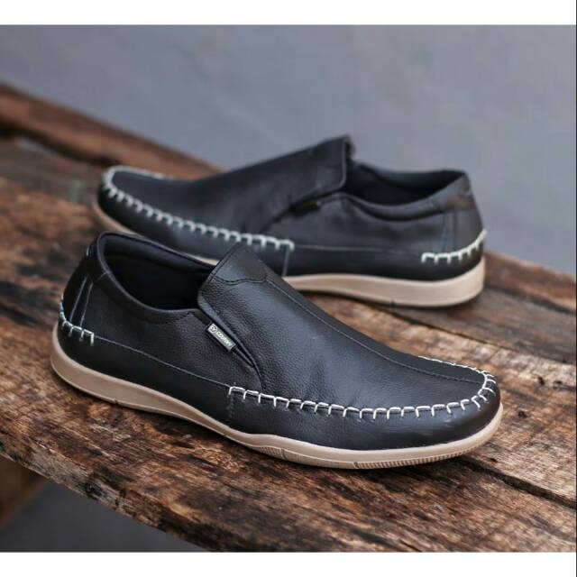 DM Sepatu Kulit Asli Sapi Pull Up Original Formal Casual Kerja Kantor