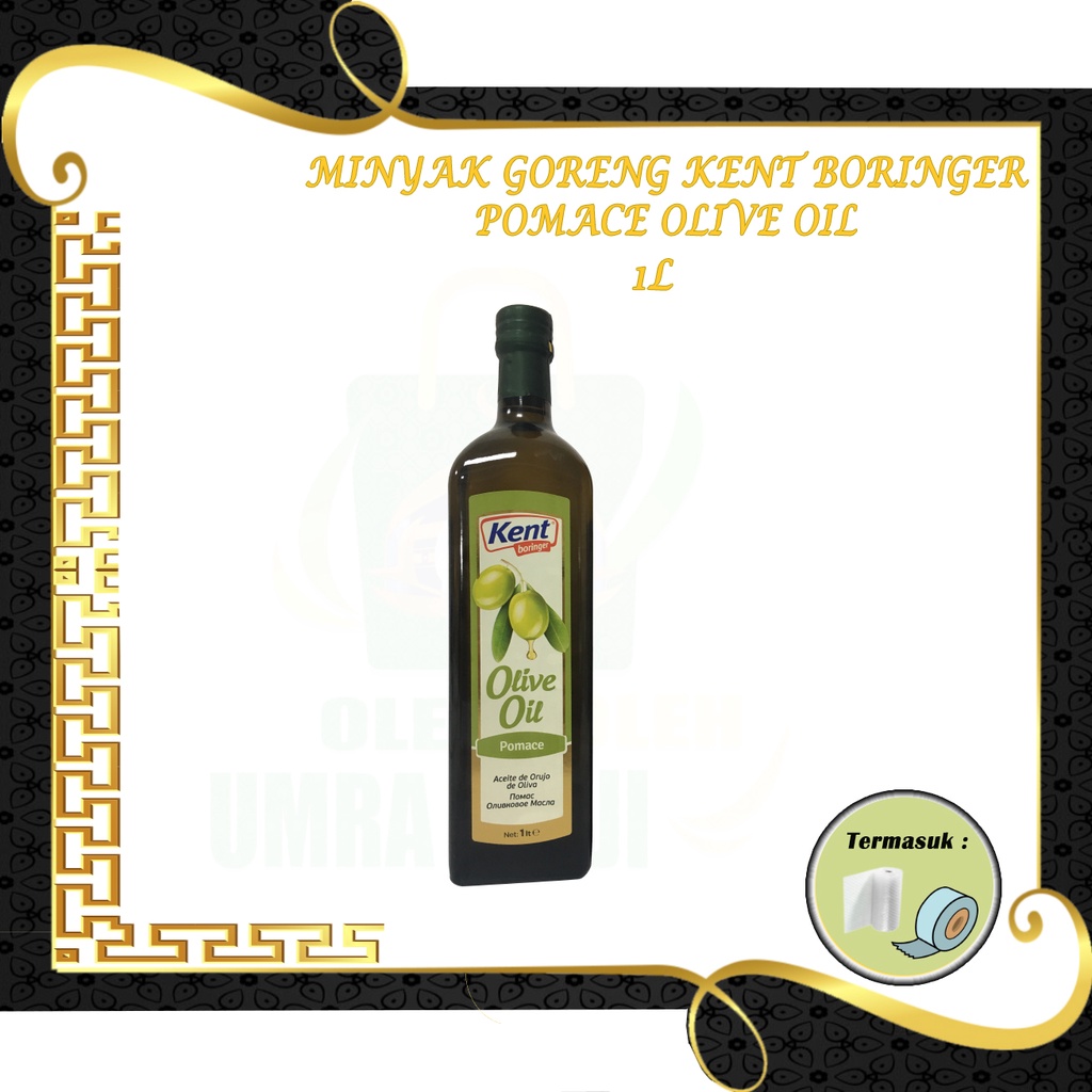 

Minyak Goreng Kent Boringer Pomace Olive Oil 1L