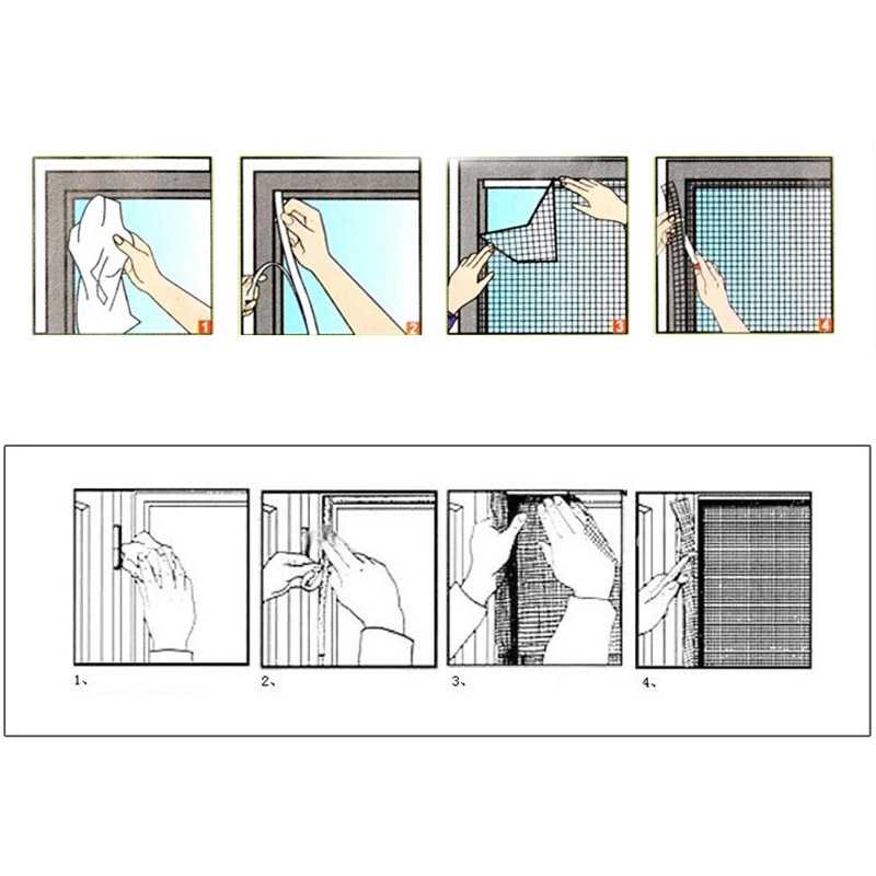 Gorden Jendela Jaring Anti Nyamuk Dan Serangga Window Net 130x150cm