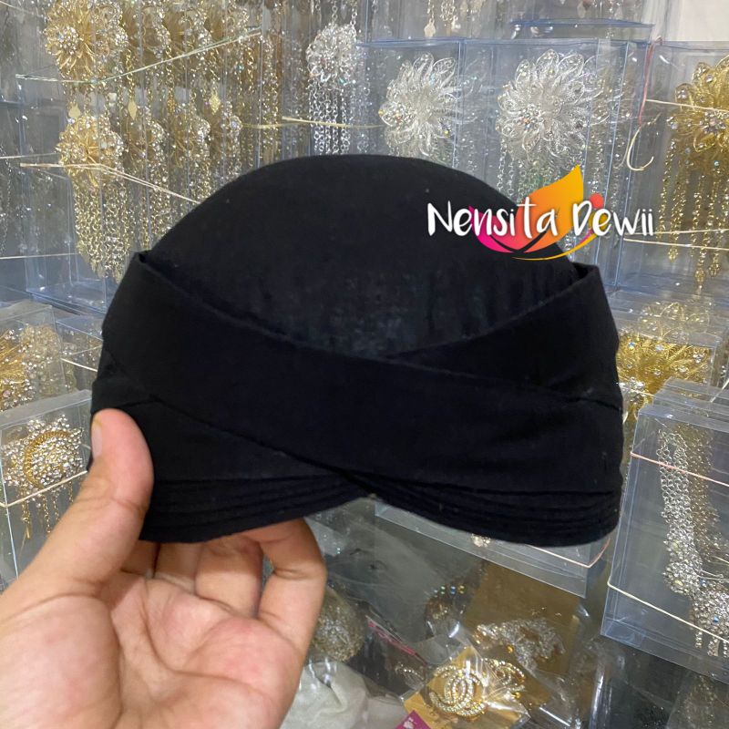 Blangkon Solo Hitam Polos