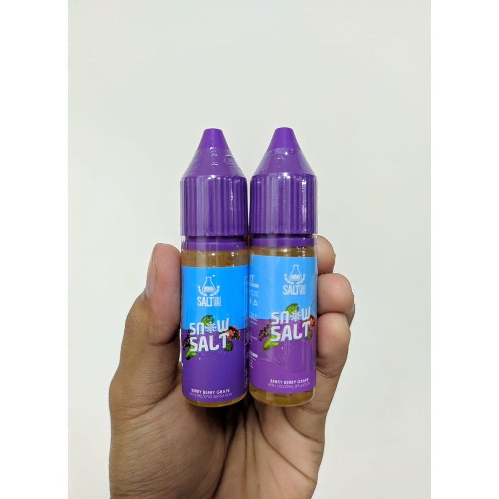 LIQUID VAPE SNOW SALT BERRY GRAPE 15 ML 25 MG