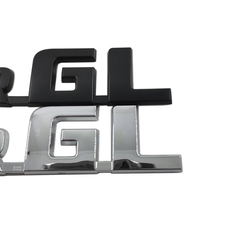 1pc Stiker Emblem Logo SUPER GL Bahan ABS Krom Warna Hitam Untuk Bagasi Belakang Mobil TOYOTA HIACE SUPER GL