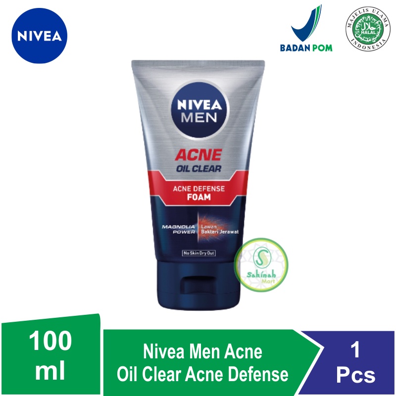 Nivea Men Acne Control Brightening Facial Foam 100Ml