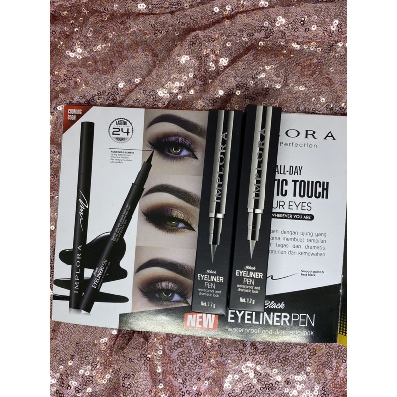 ✿ELYSABETHME✿  implora eyeliner spidol dramatic liner liquid cair thick mudah dipakai anti luntur