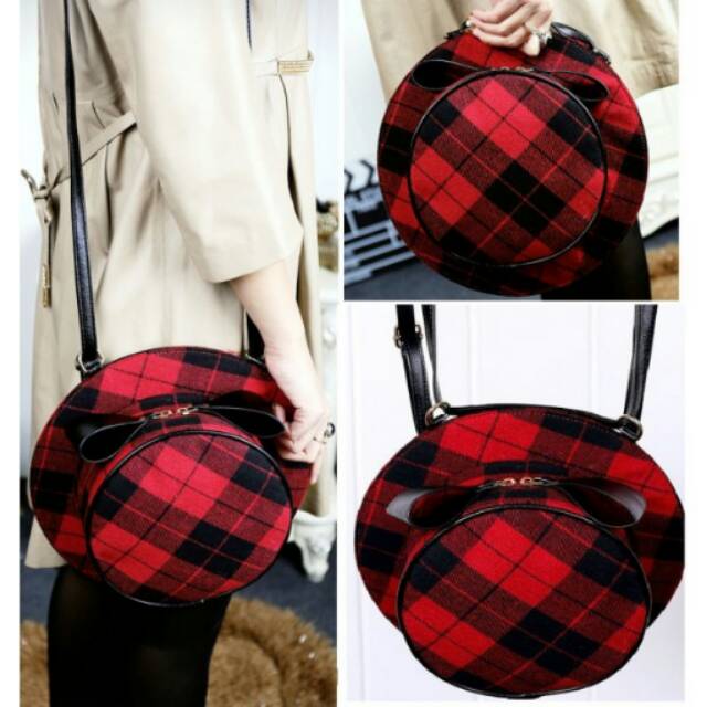 TAS TOPI BUNDAR CUTE IMPORT FASHION WANITA REMAJA