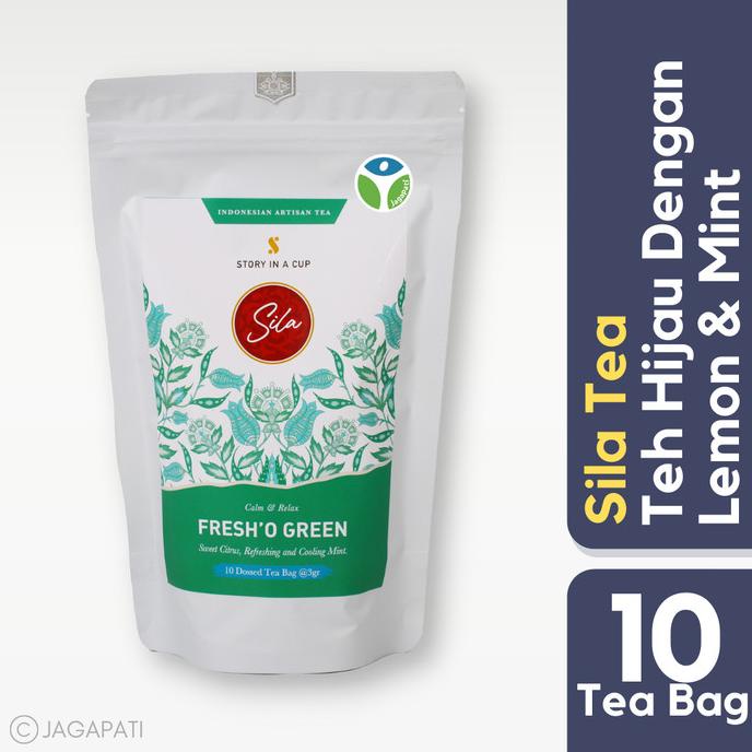 

Sila Tea - Fresh'O Green (10 Dossed Tea Bag @3gr) - Teh Hijau