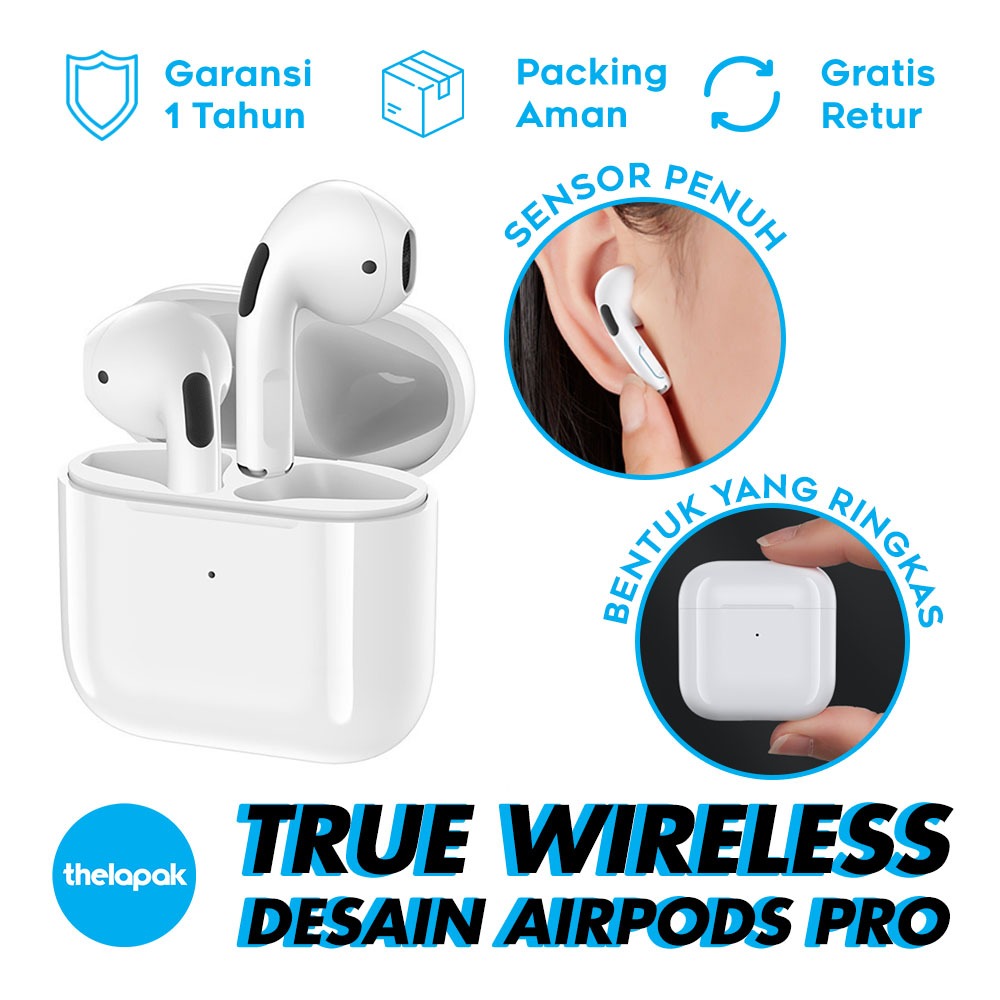 Earphone TWS Remax TWS-10 Wireless Earbuds Headset Bluetooth Original