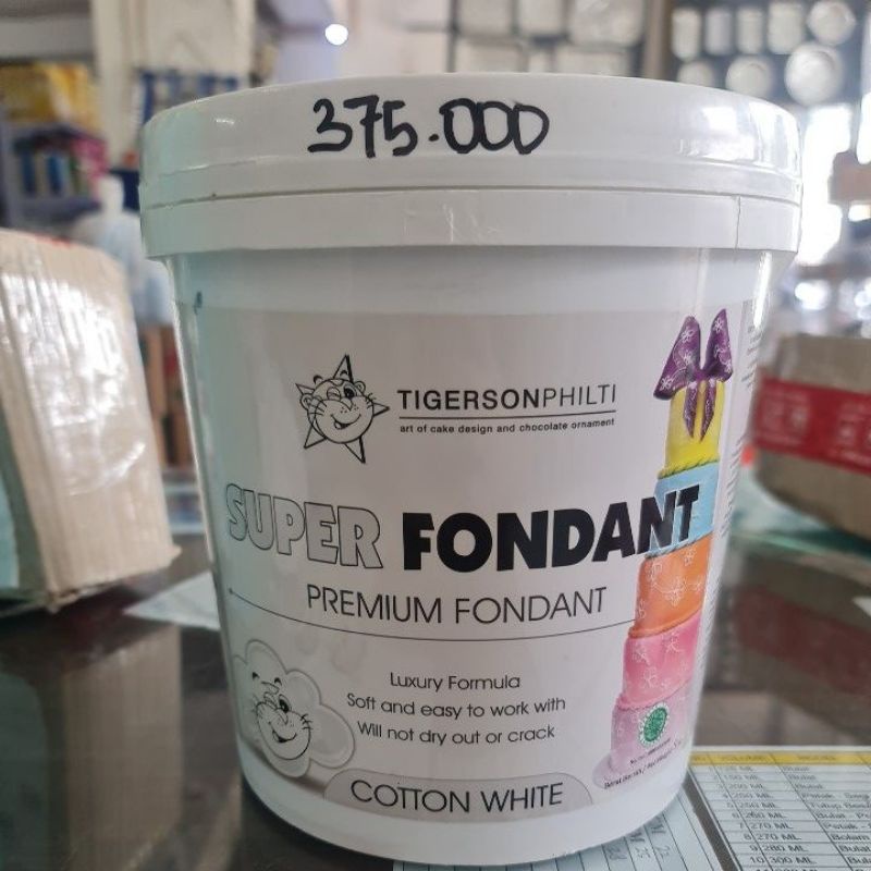 

tigerson fondant 5 kg(1 pail)