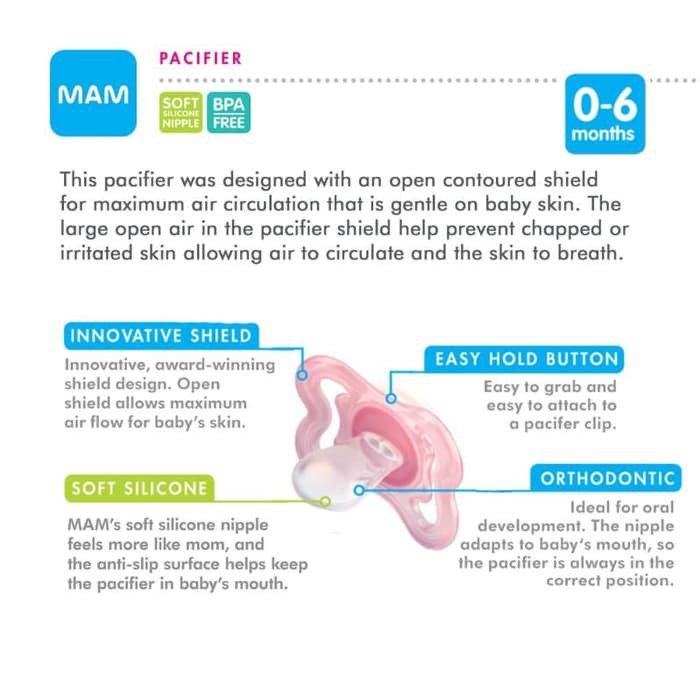 Mam Pacifier Air 6+ Empeng Bayi