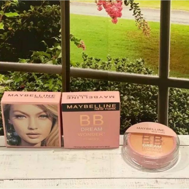 BB PINK / BEDAK MAYBELLINE 2IN1 BB DREAM WONDER  POWDER FOUNDATION