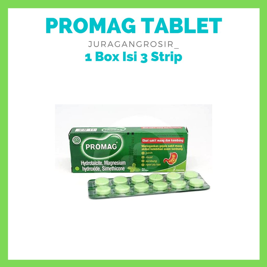 PROMAG TABLET ( 1 KOTAK ISI 3 STRIP )