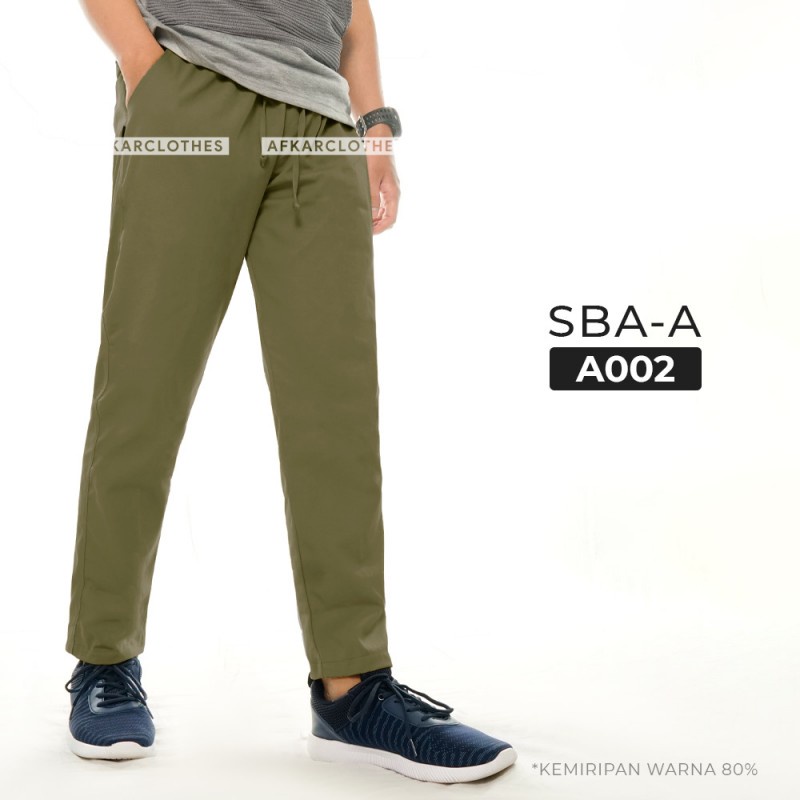 Celana Sirwal Pensil Slim Fit Pria Simpel Kasual AFKAR