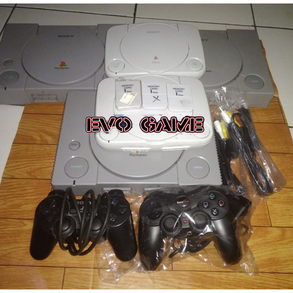 "PS1 Lengkap dengan Kaset Game, Siap Main