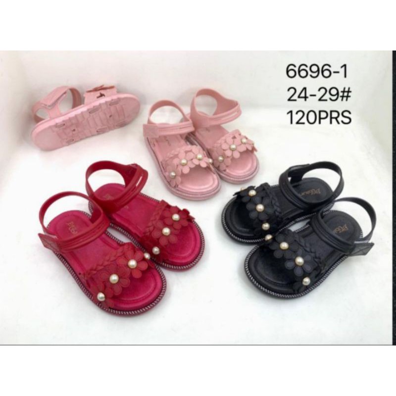 New HYS/BLC/Laluna 6696 Sandal Jelly Bunga 4 Anak Perempuan bacadeskripsi