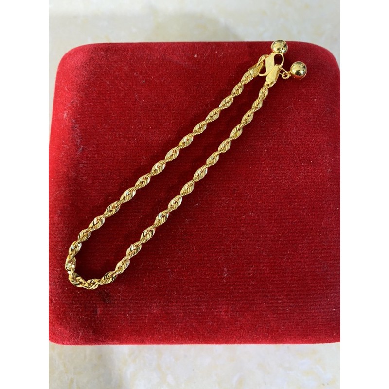 Gelang emas asli kadar 700/16k ukuran dewasa