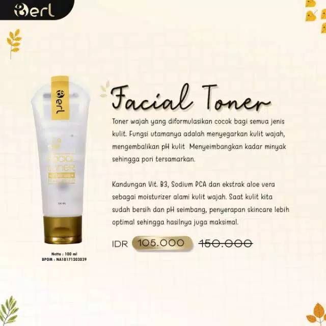 Facial Toner B Erl Cosmetics// B erl Cosmetics
