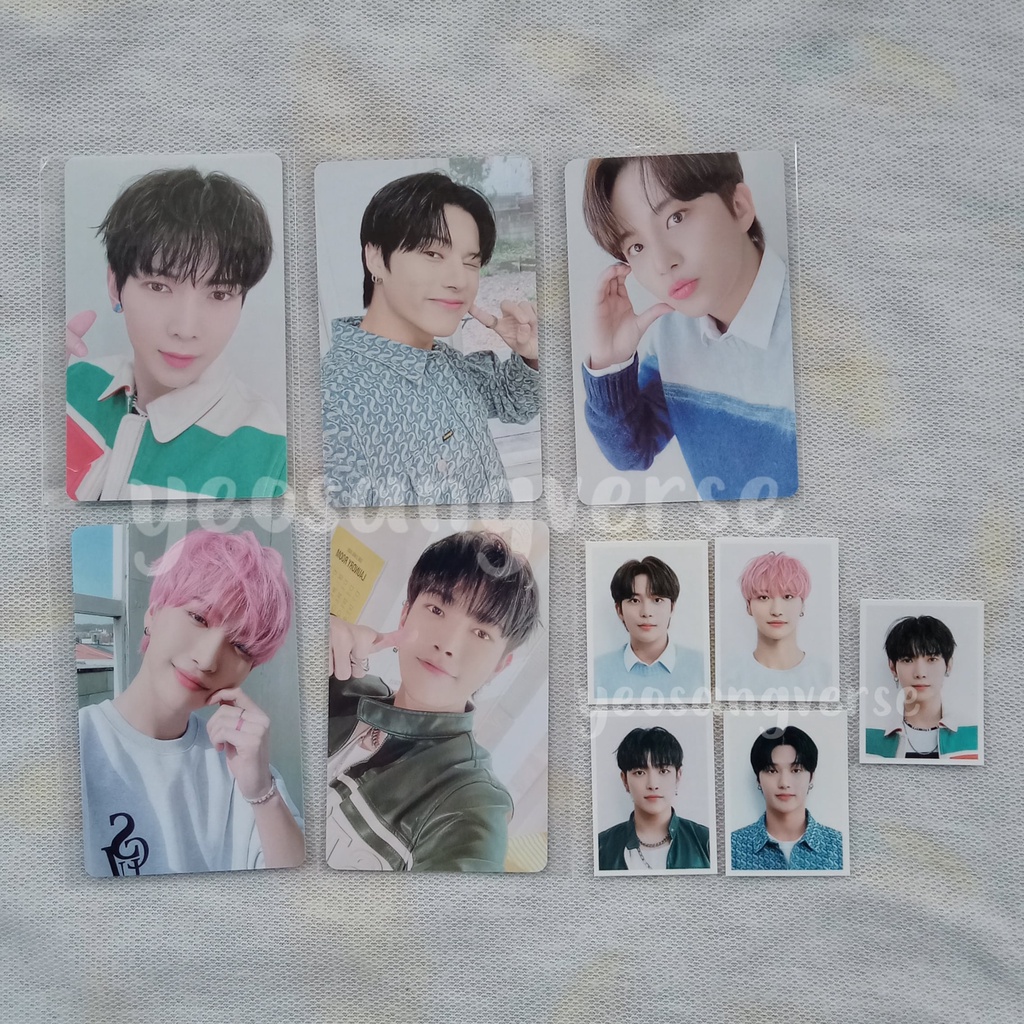 photocard ateez 3rd fankit member set seonghwa hongjoong wooyoung yeosang jongho