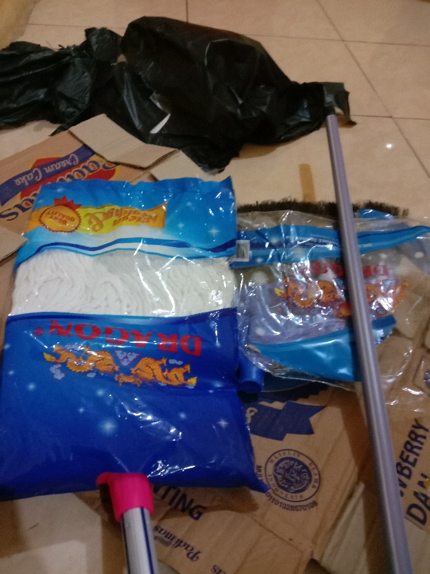 Dragon Pel Lantai Mop 22cm/pelan Lantai Dragon Benang Katun Uk.jumbo Grosir Termurah