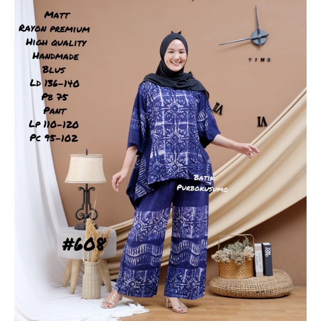 Stelan sibori purbokusumo#7 mat rayon jumbo